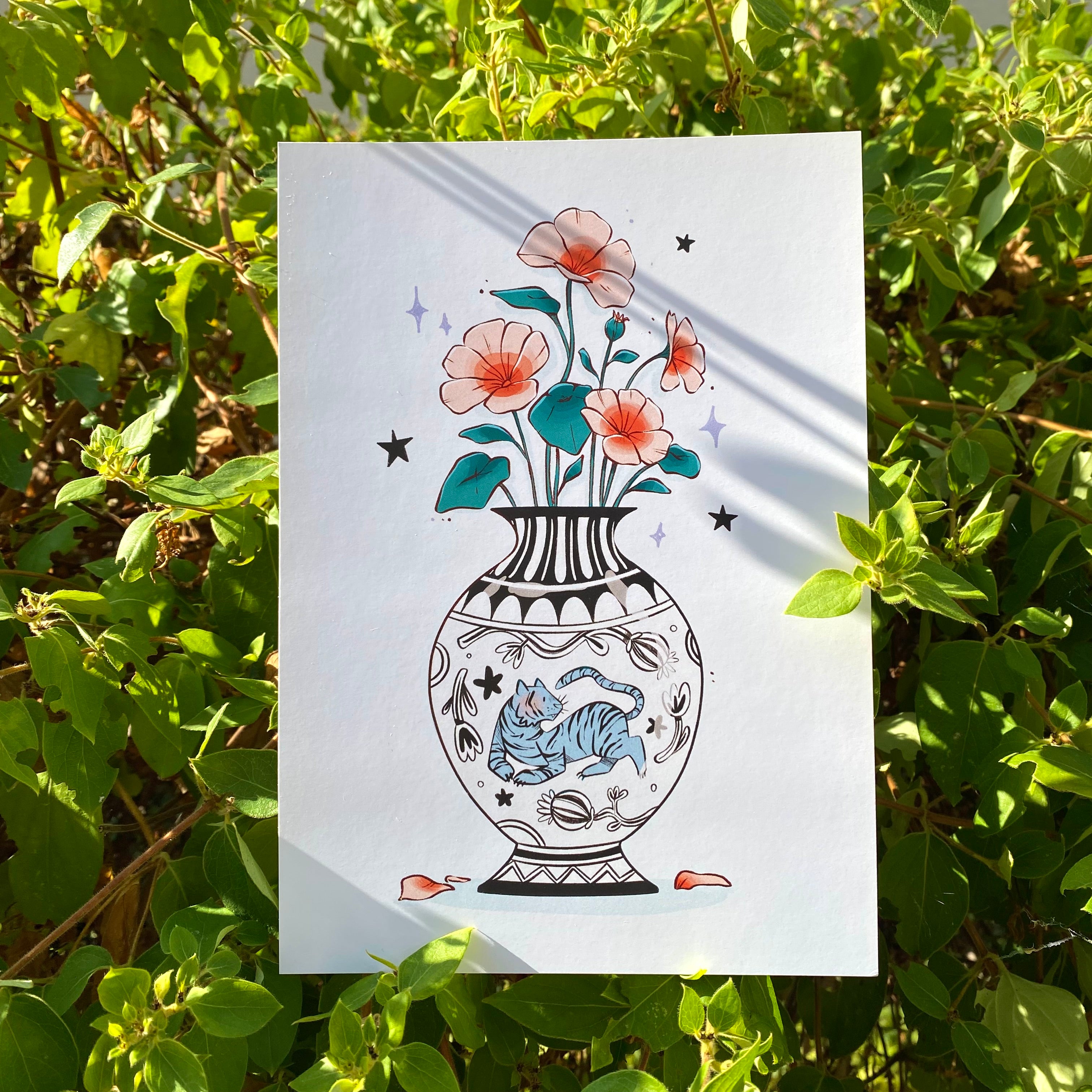 Tiger Vase