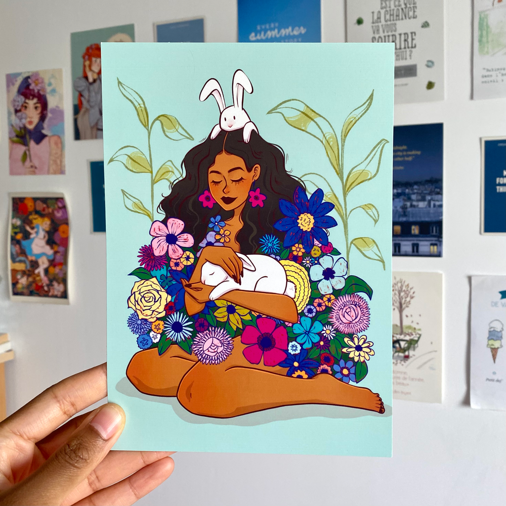 La Femme aux lapins