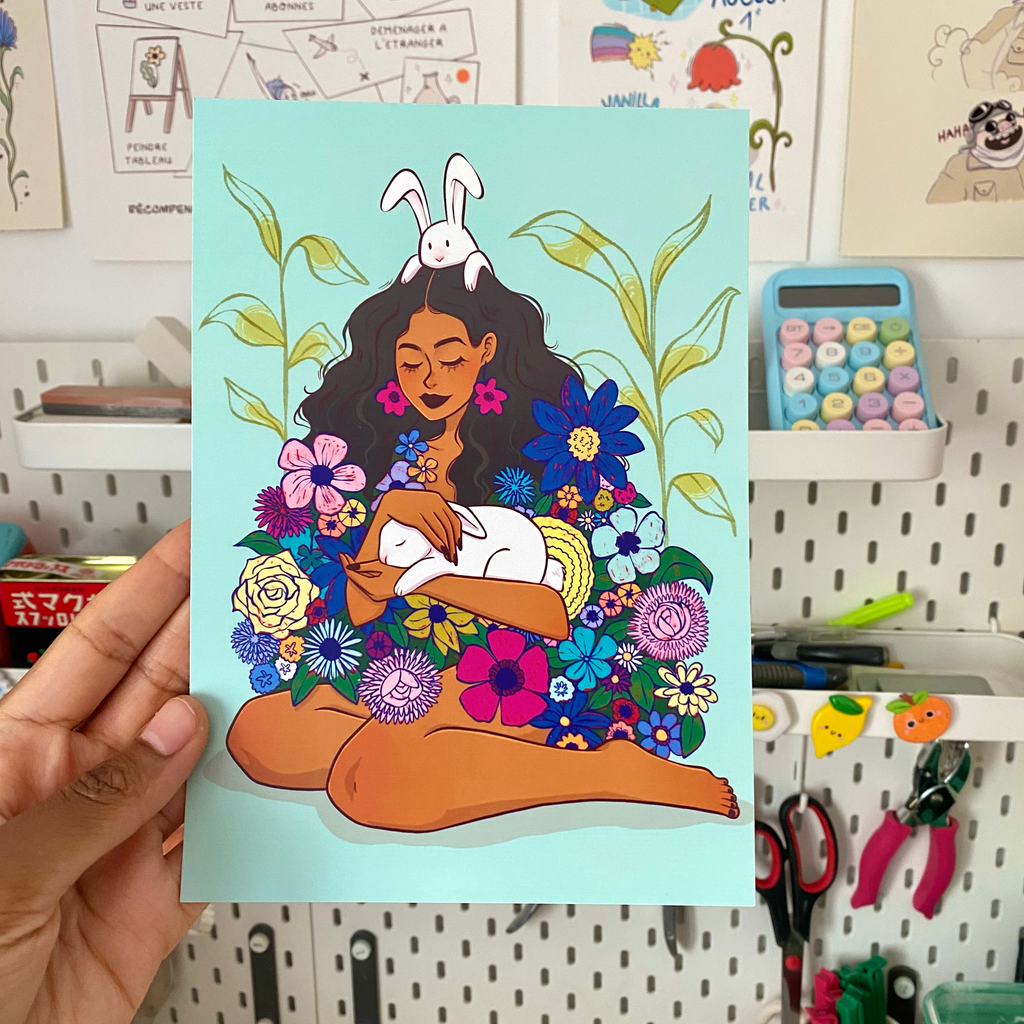 La Femme aux lapins