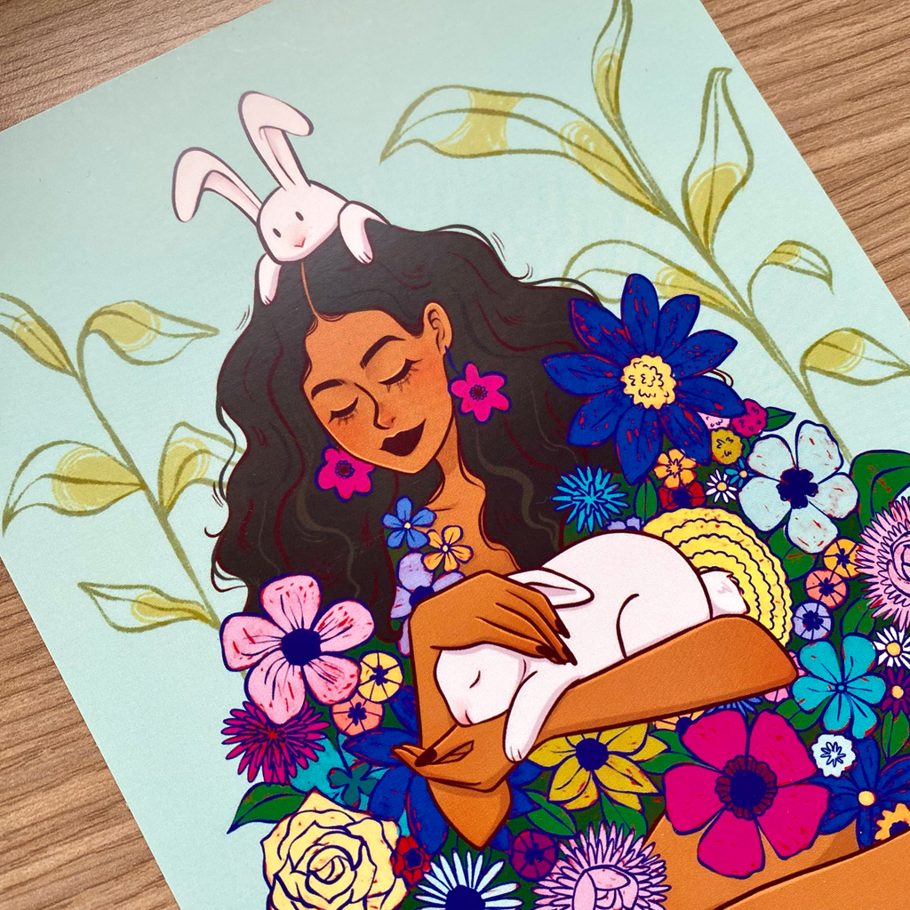 La Femme aux lapins